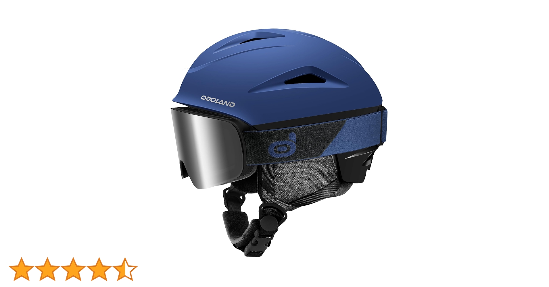 Amazon | Odoland スキーヘルメット＋スノーゴーグルセット ダイヤル式